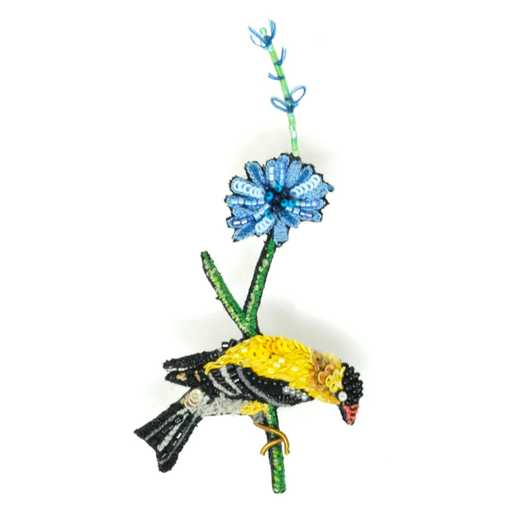 American Goldfinch Brooch | Trovelore