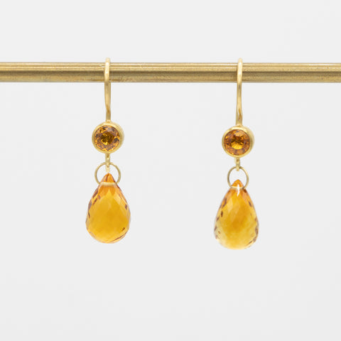 Apple & Eve Earrings | Marigold Sapphire-Citrine