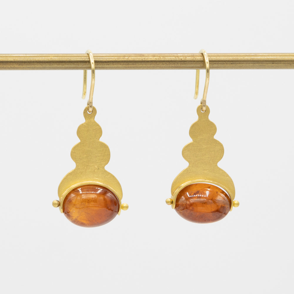 Arp Drop Earrings | Honey Spessartite Garnet