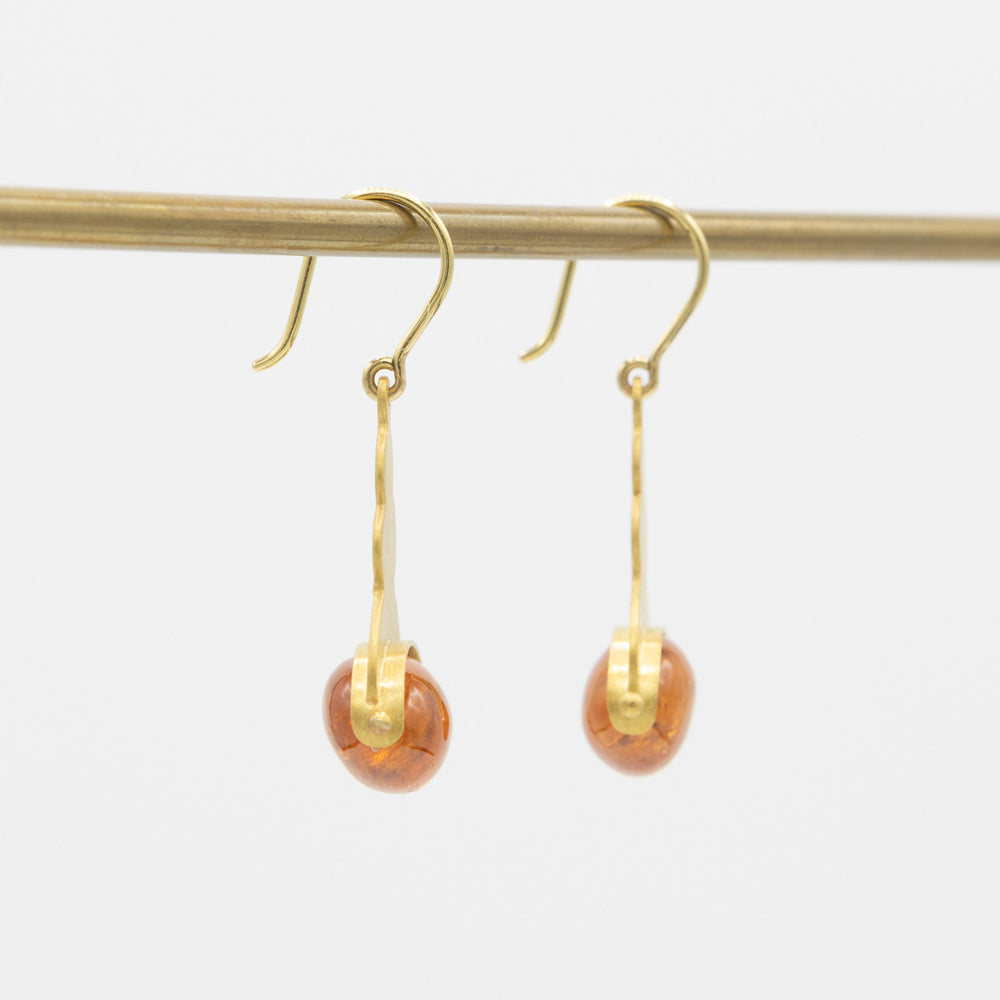 Arp Drop Earrings | Honey Spessartite Garnet