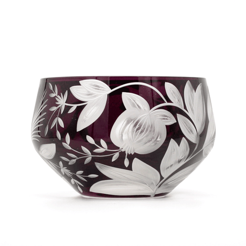 Fused Floral Glass Platter | Beatrice Tesdorpf