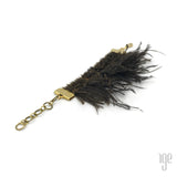 Woven Feather Fringe Bracelet