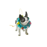 Papier Mâché French Bulldog Ornament