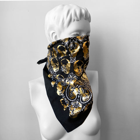 Picturesque Printed Scarf | Peony Green | Italy