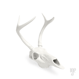 Porcelain White Tail Deer Skull