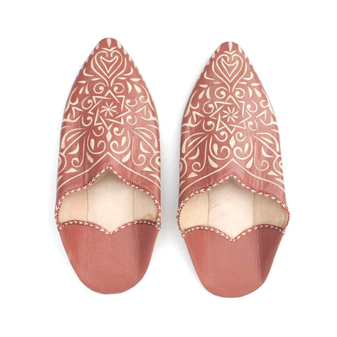 Unisex Chevron Bootie Slippers | Coral-Flame