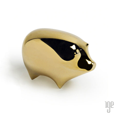 Brass Block Pig