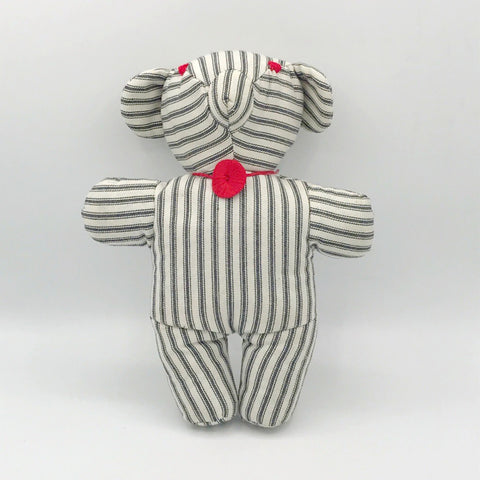 H Luv Fancy Rabbit with Tutu | Hand Drawn Checkered Pattern