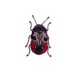 Artisan Made Calligrapha Leaf Beetle Brooch| Trovelore