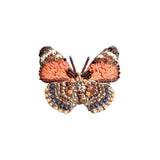 Claudina Orange Butterfy Brooch | Trovelore