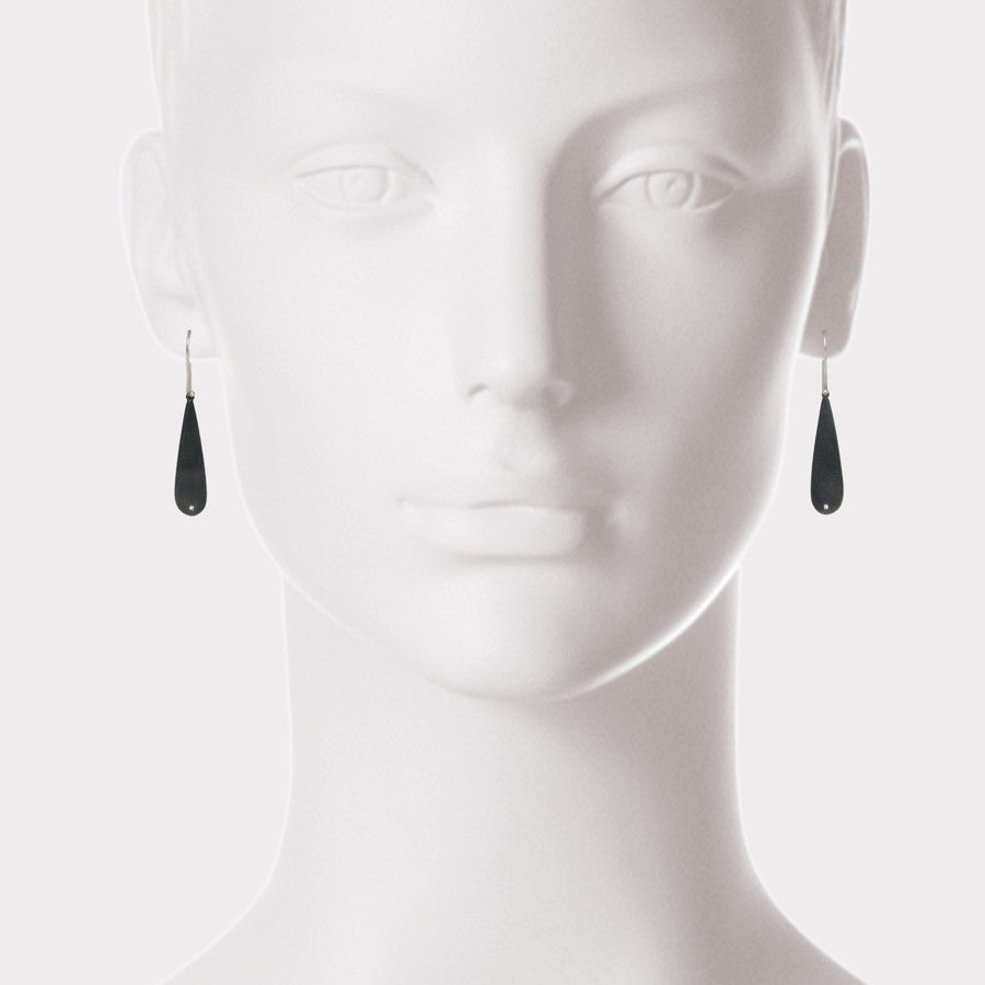Elisa Bongfeldt Teardrop & Diamond Dot Earrings