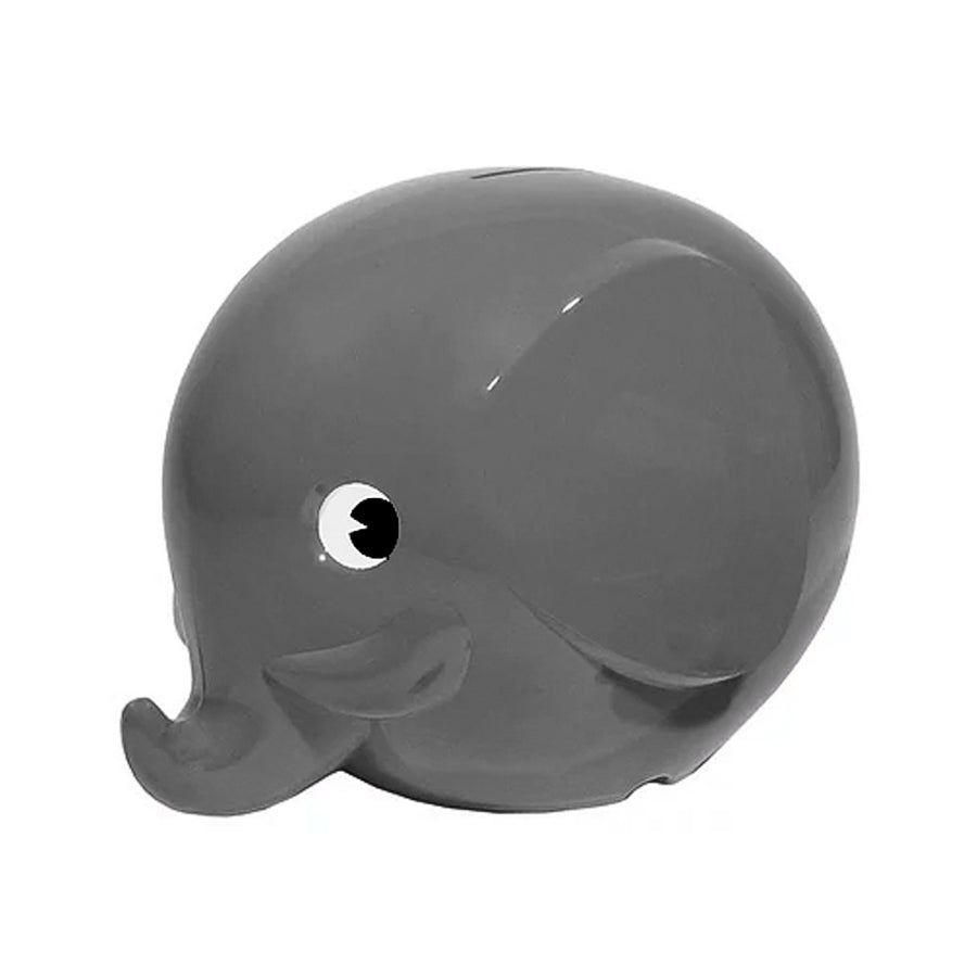 Elephant Money Box/Bank - gray