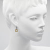 Elisa Bongfeldt 22kt Gold & Sterling Square Dot Earrings