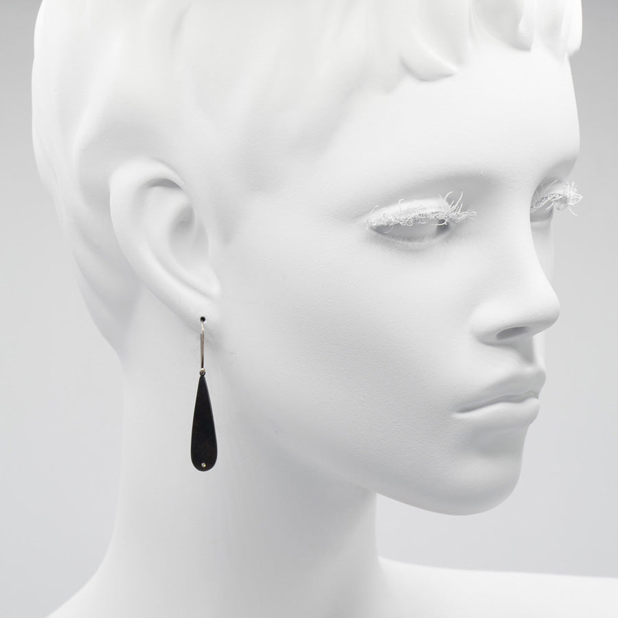 Elisa Bongfeldt Teardrop & Diamond Dot Earrings