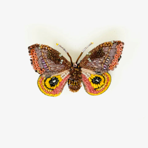 Hubbard's Small Silk Moth Brooch | Trovelore