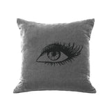 Eye Pillow (Left) - platinum / black *INK*