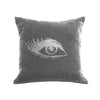 Eye Pillow (Right) - platinum / gunmetal foil