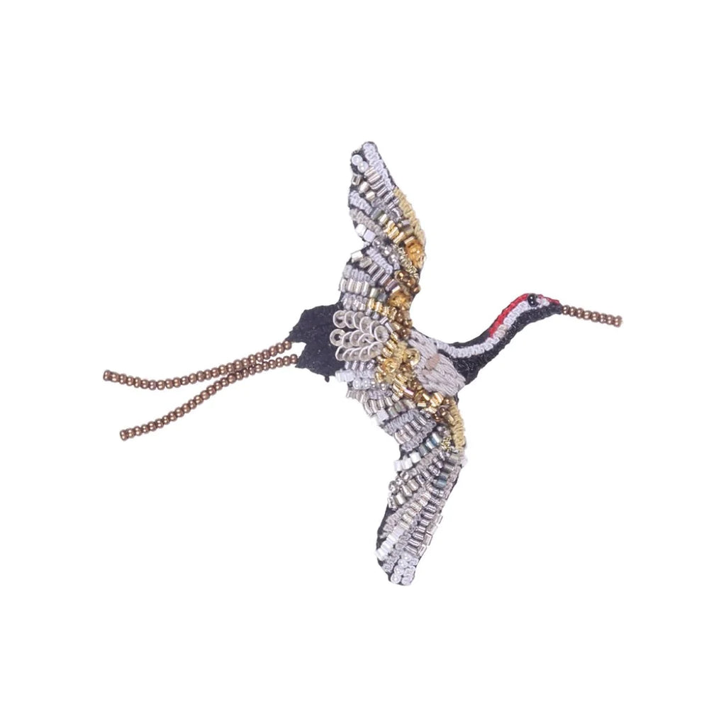 Flying Crane Brooch | Trovelore