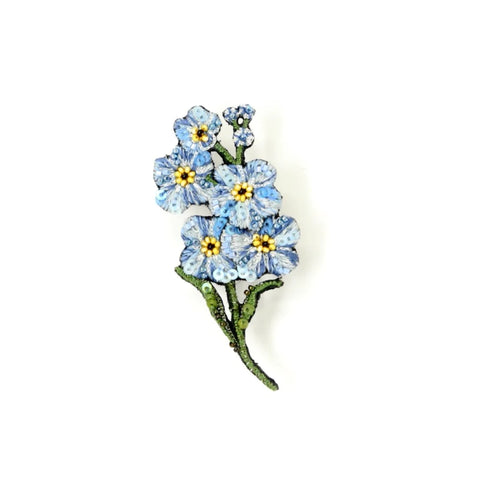 Hubbard's Small Silk Moth Brooch | Trovelore