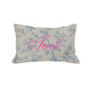 F*ck Pillow - toile / hot pink foil