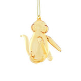 Glass Monkey Balloon Ornament