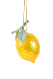 Glass Lemon Ornament | Backordered