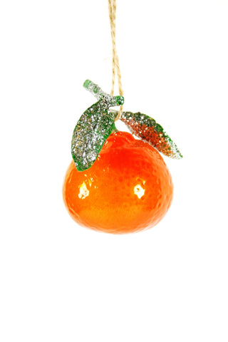 Glass Tangerine Ornament | BACKORDERED
