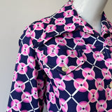 Vintage Graphic Circle Ink Pink 'POP' Print Shirt