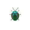 Green Leaf Beetle Brooch | Trovelore