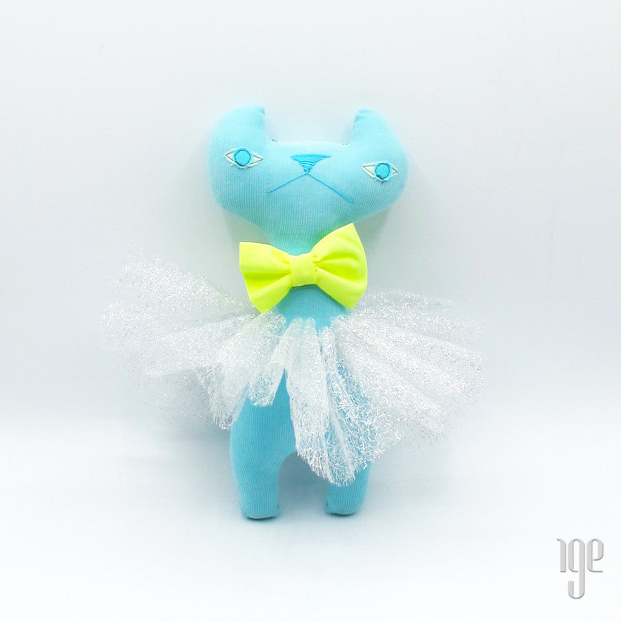 H Luv Cat with Tutu | Light Blue