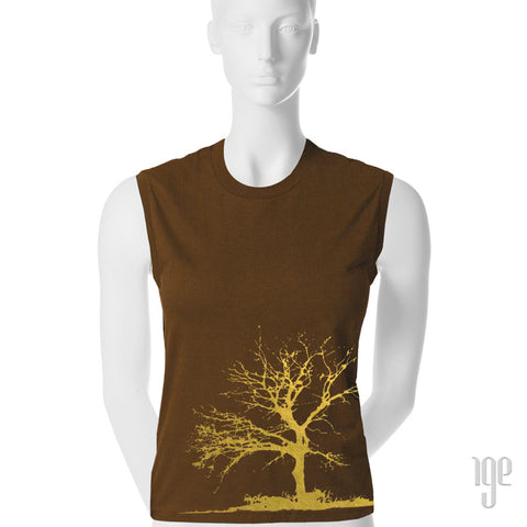 Tree T-Shirt - 1 (SM) / brown-gold - 2 (MD) / brown-gold - 3 (LG) / brown-gold