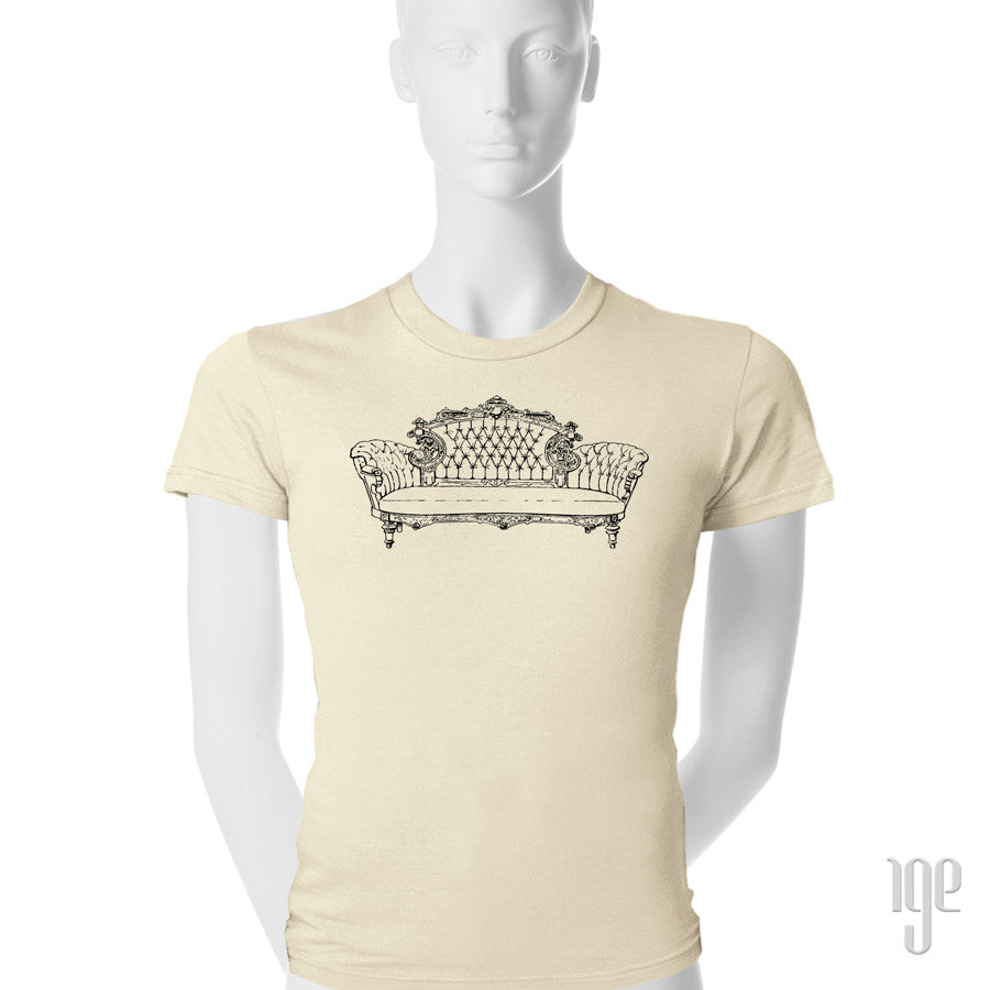 Settee T-Shirt - 1 (SM) / black ink - 2 (MD) / black ink - 3 (LG) / black ink