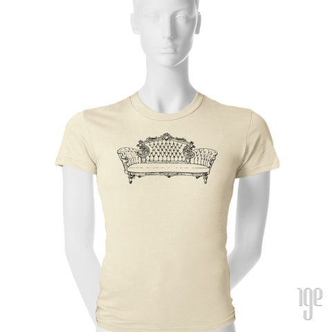 Settee T-Shirt - 1 (SM) / black ink - 2 (MD) / black ink - 3 (LG) / black ink