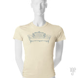 Settee T-Shirt - 1 (SM) / light blue ink - 2 (MD) / light blue ink - 3 (LG) / light blue ink