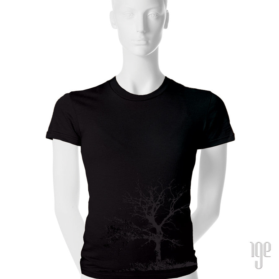Tree T-Shirt - 1 (SM) / black-black - 3 (LG) / black-black