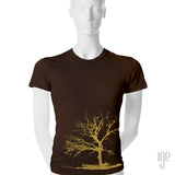 Tree T-Shirt - 1 (SM) / brown-gold - 2 (MD) / brown-gold