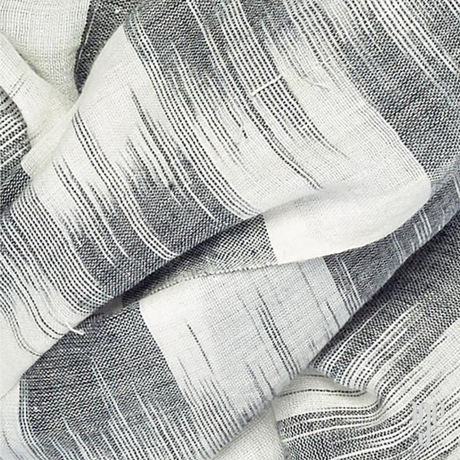 Handwoven Checkerboard Ikat Scarf