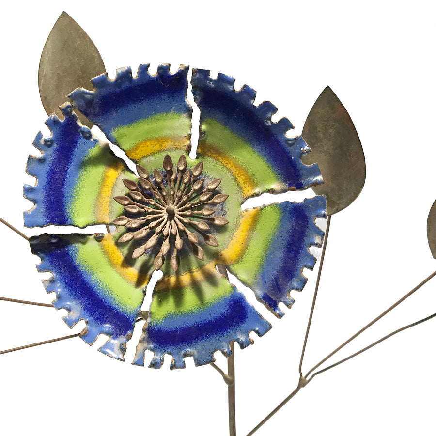 1967 C. Jere Enameled Kinetic Flower