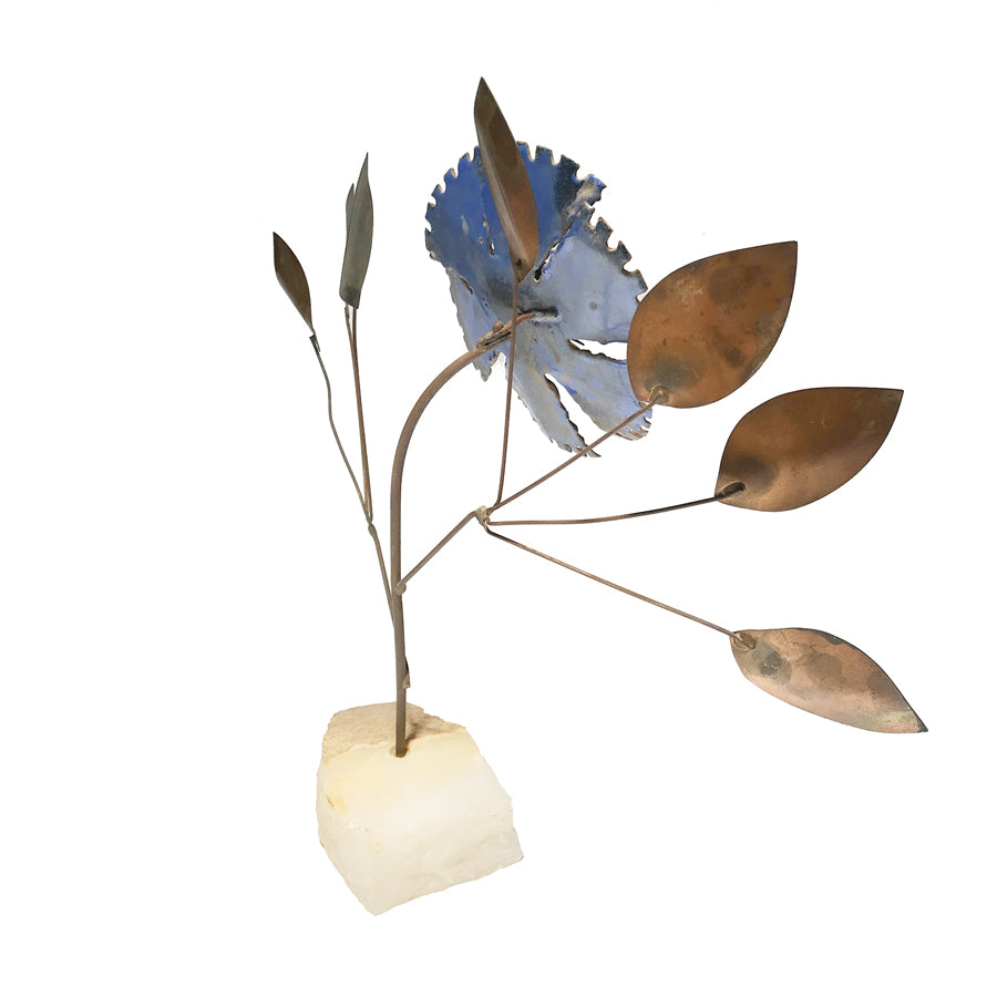 1967 C. Jere Enameled Kinetic Flower