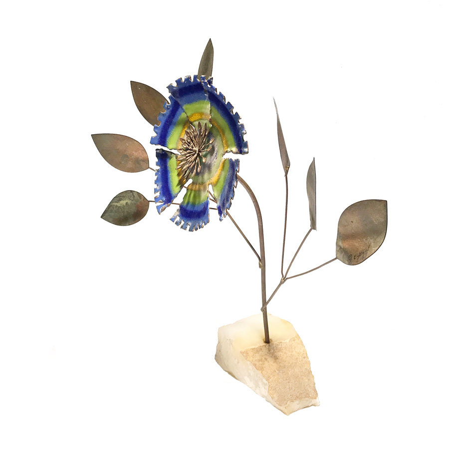 1967 C. Jere Enameled Kinetic Flower