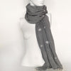 Jamdani Dots & Fringe Scarf