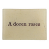 A dozen roses