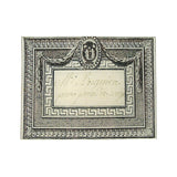 18th Century Calling Card: M. Bugnion Tray - 8 x 10.5" Rectangle