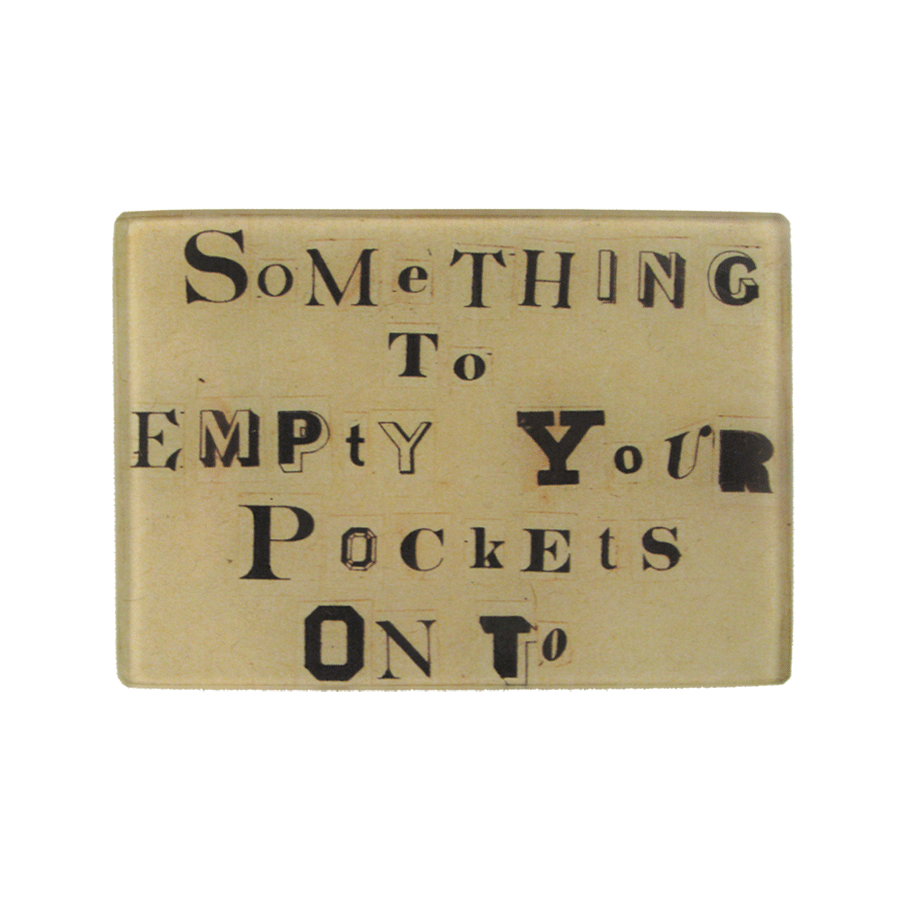 Empty Pockets Tray - 3.5 x 5" Rectangle
