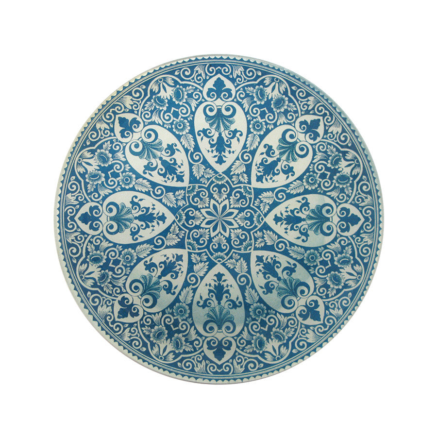 Faience Star Center Plate - 13" Round