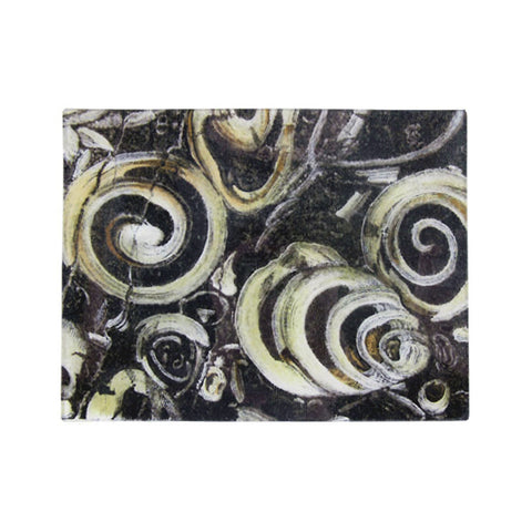 Swirled Stone Tray - 8 x 10.5"  Rectangle