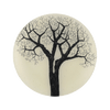 Black & White Tree  Plate