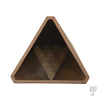 Kenichi Mizushima Faceted Walnut Holder | Triangular