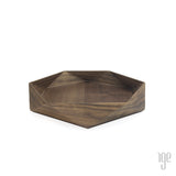 Kenichi Mizushima Faceted Walnut Tray