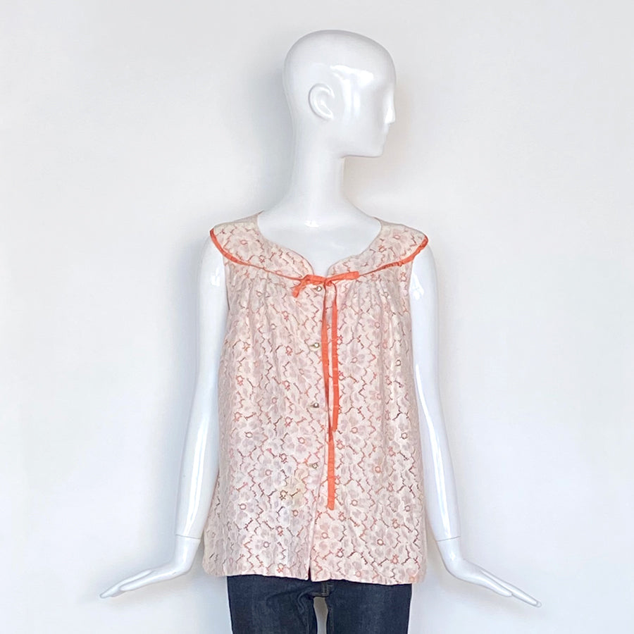 50s Lace Bed Jacket